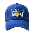 thumbnail image 2 of Nrmvnmi Womens Baseball Caps Baseball Softball Mom Hat Embroidery Adjustable Baseball Cap Cute Sport Hats for Women, 2 of 3