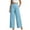 *Sky Blue, variant on VBVC Women's High Waisted Cotton Linen Pants , Casual Work Lounge Trousers For Women , Ladies' Wide Leg Seamed Pants with Pockets,Army Green,S-2XL