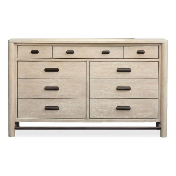 Salt Life Home Sunset Cove Sanibel Brown 9-Drawers Bedroom Dresser
