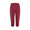 thumbnail image 4 of Kelon Yoga Pants, Yoga Shorts for Women, High Waisted Athletic Running Workout Gym Shorts Tummy Contro, L, 4 of 5