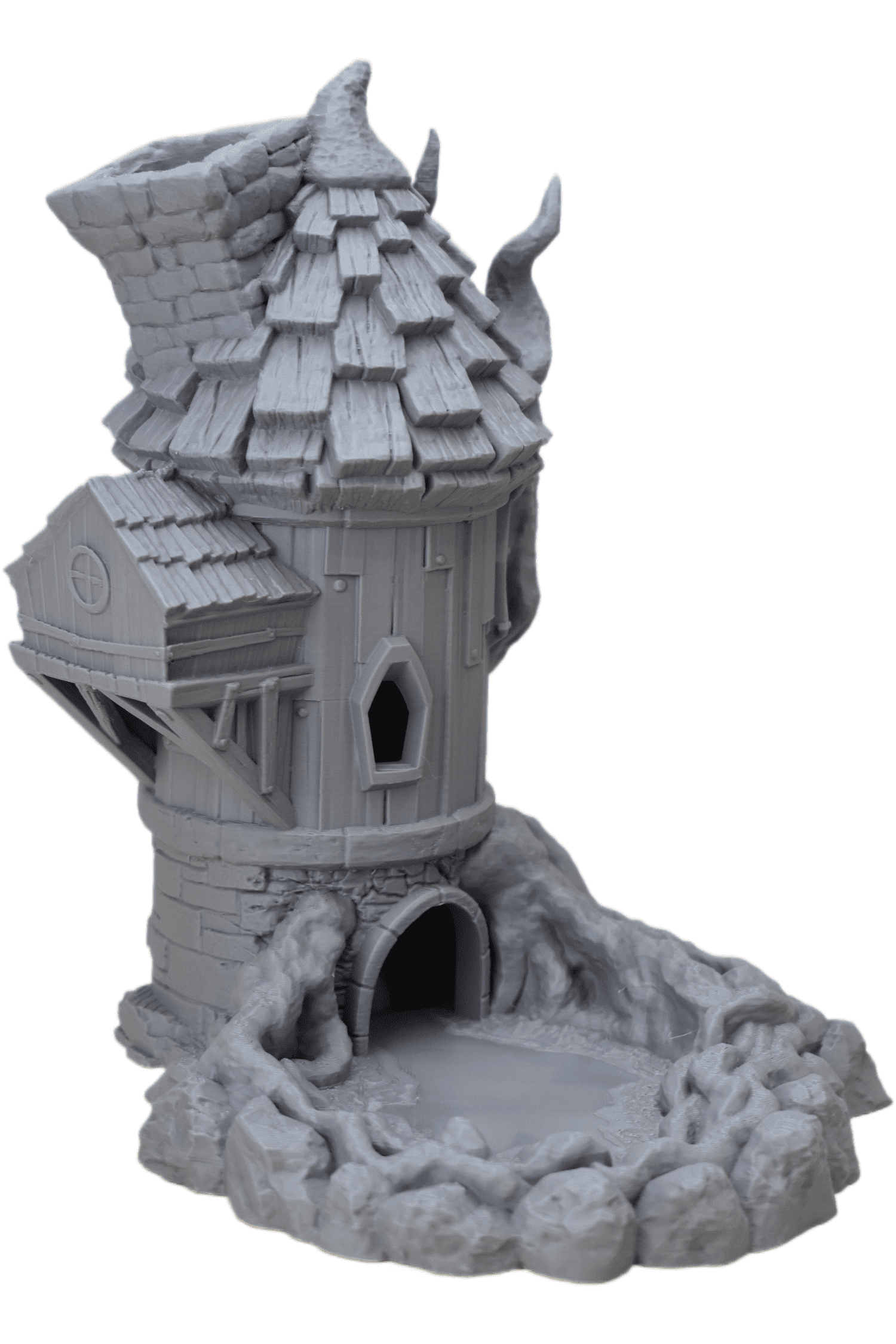 The Wizard's Tower Dice Tower - 11 Inch Tall Dice Tower, 3D Printed, Tabletop RPG, DND Accessories, Dice Tower, Dice Accessories, Role Playing Game