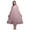 Pig Pink, variant on White Butterfly Butterflies Printed Cotton Nightgowns For Women Sleeveless Gown Sleepwear Maxi Dress Large