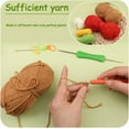 thumbnail image 3 of DIY Crochet Pot Plant Kits with Crochet Hook, Yarns, Needle, 3 of 5