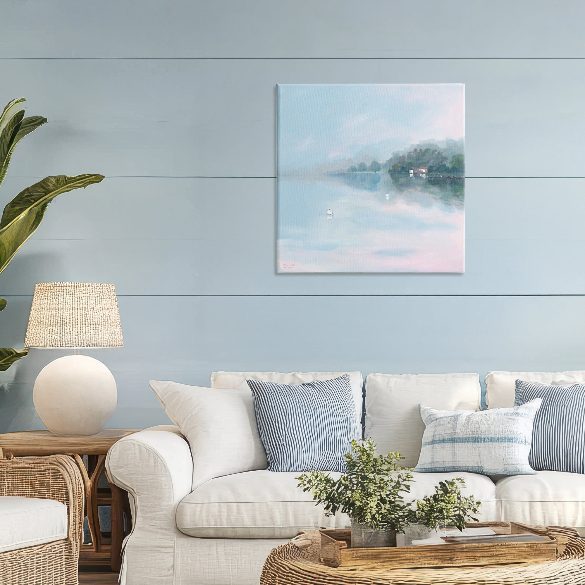 Stupell Industries Morning at Lake Windermere Canvas Wall Art, design by Meredith Howse