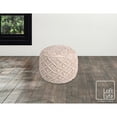 thumbnail image 4 of Loft Lyfe Pouf en Fil de Coton, Ivoire, 4 of 6