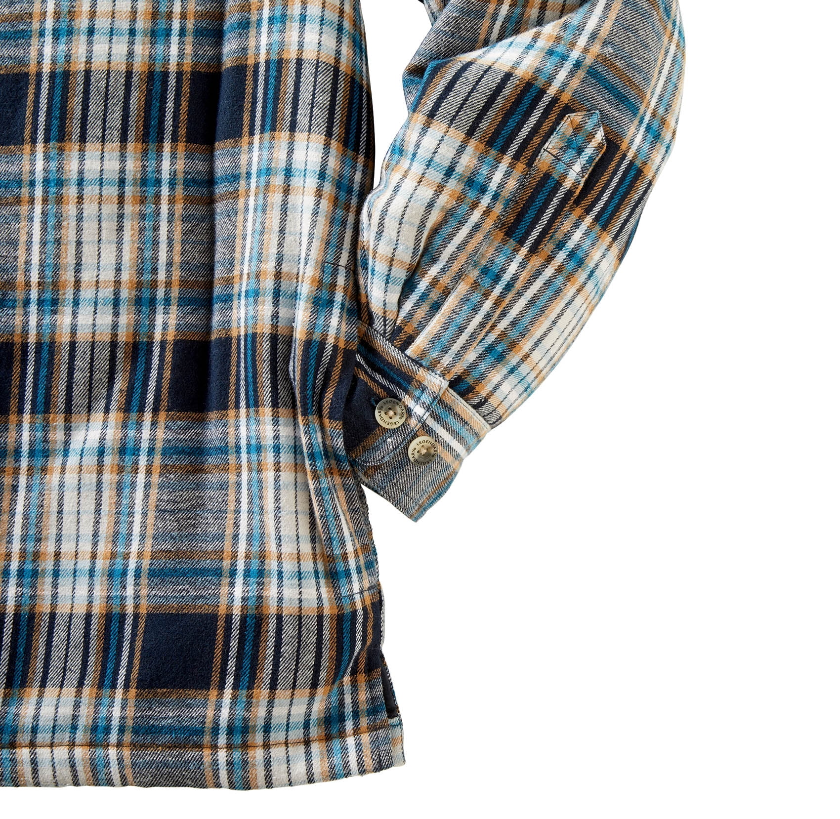 Legendary Whitetails Men's Maplewood Hooded Flannel Shirt Jacket