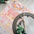thumbnail image 4 of Balacho Bohemian Tribal Geometric Star Faux Wool Area Rug, 5' x 8', Pink, 4 of 8