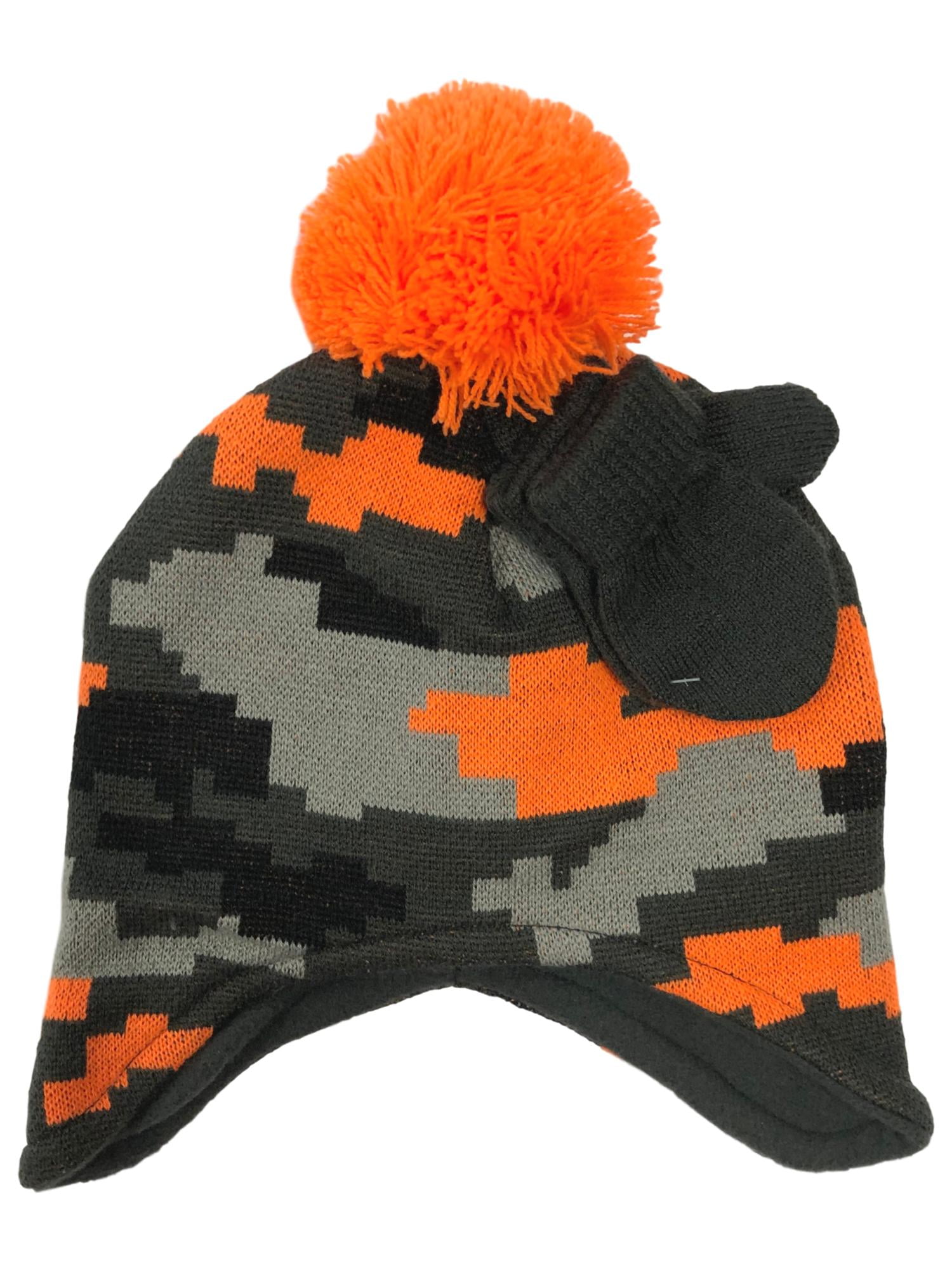 Infant camo hat and mittens Clearance
