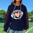 thumbnail image 2 of Camisas de Manga Larga Casual de las Mujeres Impresión No Estructurada Bolsillo Sudadera con Capucha para la Moda de Verano de Primavera, 2 of 5