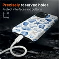 thumbnail image 7 of FKBRCL4U for iPhone 15 Plus Compatible with Magsafe Case Blue Ocean Seashell Star Beach Summer Pattern for Girl Boy Full Body Magnetic Design Soft Silicone Protection, 7 of 7