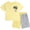 Grave Digger Yellow, variant on Monster Jam Little Boys' 2-Piece T-Shirt and Shorts Set Grave Digger Yellow