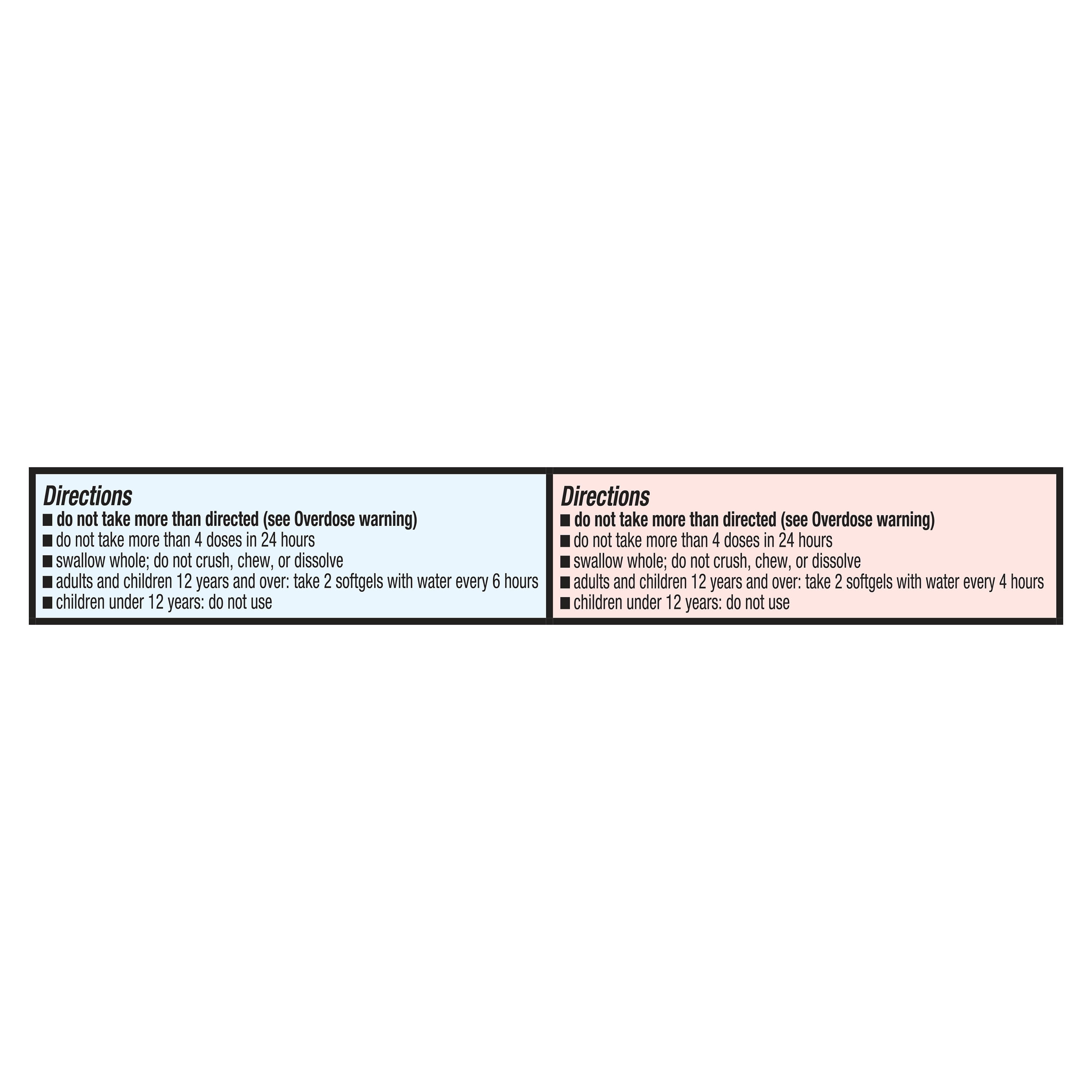 Equate Daytime & Nighttime Cold & Flu Multi-Symptom Relief, 48 Softgels