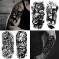 thumbnail image 2 of Tatuajes temporales JEEFONNA, 72 hojas para hombres, mujeres y adultos, 2 of 7