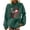 Green, variant on Odeerbi Christmas Hoodies Sweatshirts For Women Fashion Printing Long Sleeve Pocket Casual Pullover Shirt Blouse Beige