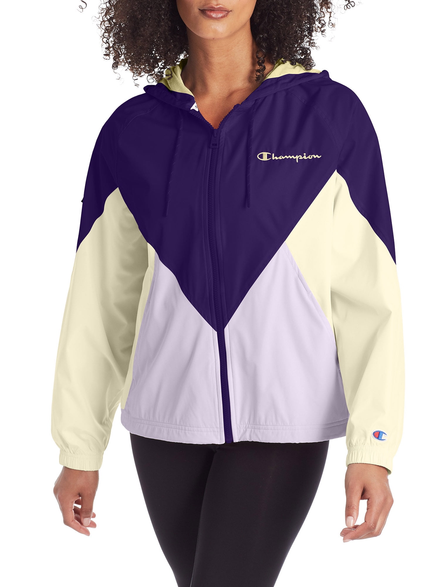 champion windbreaker jacket womens