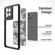 thumbnail image 2 of IBMRS For Motorola Edge 50 5G Case TPU PC Heavy Duty Shockproof Phone Cover Camera Protection - Arti, 2 of 5
