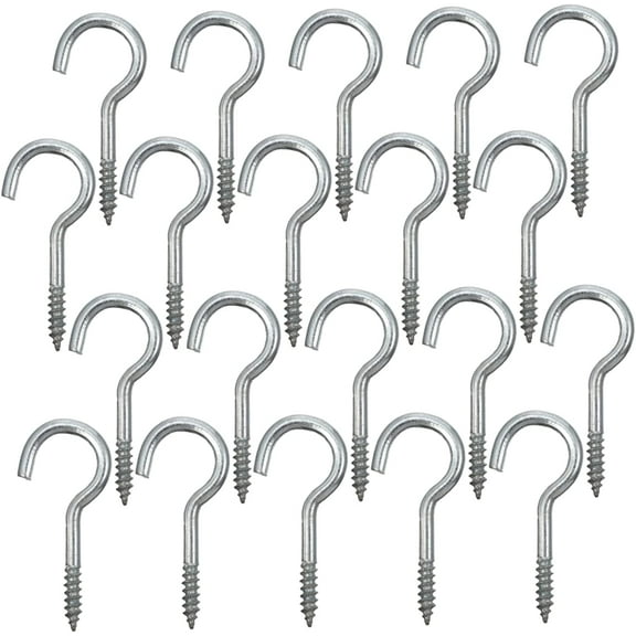100pcs Sheep Eye Ring Lamp Hook Stainless Steel s Hooks Decorative Screws Picture Hanging Hooks Eye Hook Screw Screw- in Hooks Screw in Wall Hooks Screw Hooks Home Cup Hook Silver