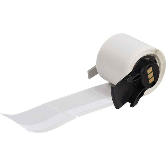 Brady Label,1 5/8 in W,Clear; White M6-76-461