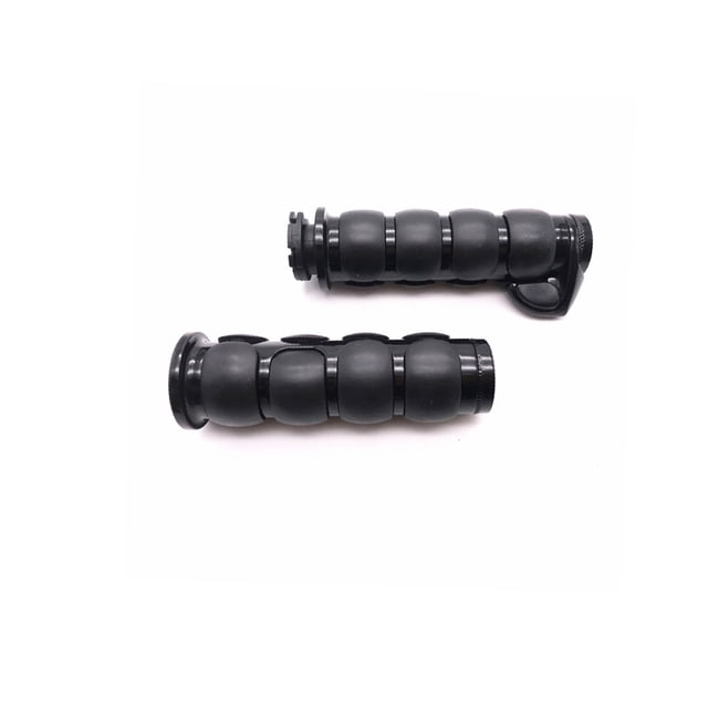 Kenally Empuñaduras de manillar de 25 MM, manillares de motocicleta, botón de modificación de motocicletas de aluminio para ahorrar trabajo, diseño Accesorios para motos Negro25mm Kenally VI002285-02B