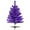 Purple, variant on 2Ft Artificial Christmas Tree Green Tabletop Christmas Tree with Flocking Snow Frost Tips Plastic Stand Mini Xmas Pine Tree for Party Supplies Indoor Outdoor Holiday Home Decoration