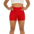 thumbnail image 4 of VENUZOR Women Yoga Shorts Ruched Sexy Butt Lifting Anti Cellulite Shorts Booty Scrunch Textured Workout Shorts, 4 of 6