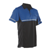 Tru Spec 4550005 Men's Blue Reflective Bike Performance Polo Shirt Large