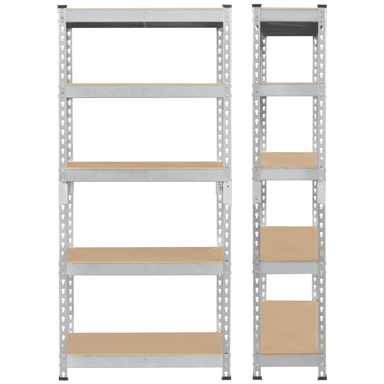 SIMONCLICK PLUS non-screw metal shelf. Of 5 heights with metal trays and  load capacity up