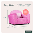 thumbnail image 7 of Keet Cozy Children's Chair Minky Pink, 7 of 7