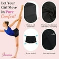 thumbnail image 2 of Dancina Gymnastics Shorts Athletic Dance Wear - for Little and Big Girls in Classic and New Metallic Ice Colors, 2 of 6