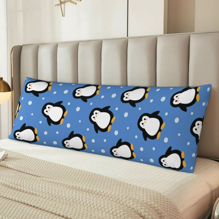 Body Pillow Cover cute penguin Super Soft Body Pillow Cover with
