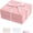 Pink-1PCS, variant on Boxes with Pack of 1, 6x6x3 Inches Small Box, Collapsible Boxes with Closure for Presents, Bridesmaid Proposal Box for Family Mom Girlfriend