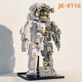 thumbnail image 2 of JAKI Blocks Kids Building Toys DIY Bricks Astronaut Puzzle Space Explore Assembly Rocket Boys Girls Gift Home Decor 8501 9106 9116, 2 of 7