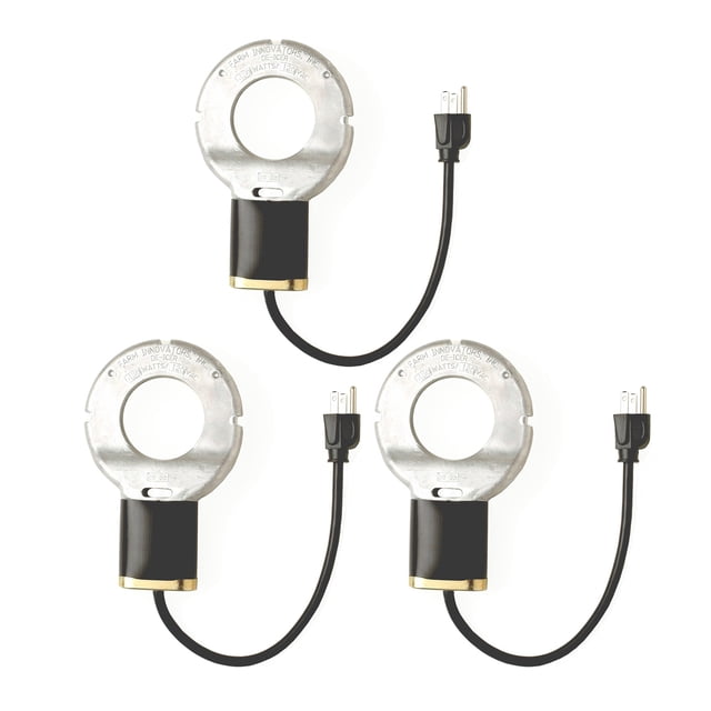 Farm Innovators 150 Watt Cast Aluminum Heated Bird Bath DeIcer (3 Pack)