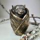 thumbnail image 2 of Halloween Resin Bat Secret Trinket Stash Box Sculpture Miniature Decor Desktop Ornament Vampire Bronze Gothic Style Jewelry Box, 2 of 5