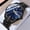 Blue face, all black, variant on Men's watch, stylish and simple, luminous, dual calendar quartz watch, thin, waterproof, men's wristwatch