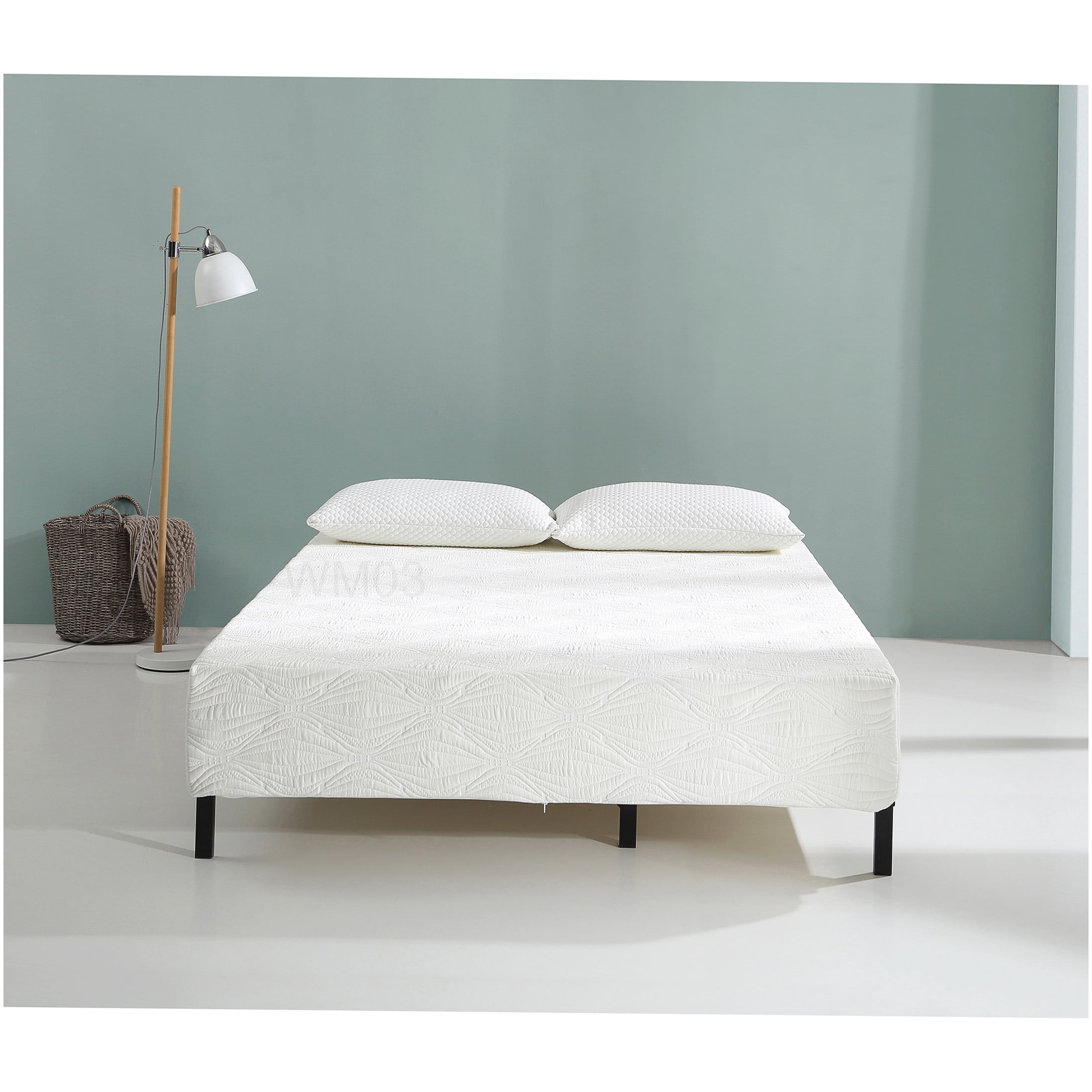 CHAMPFLAG Full Size Gel Memory Foam Mattress 10 Inch, Medium Firm Support, Cool Breeze Fabric, CertiPUR-US Certified, Bed in a Box