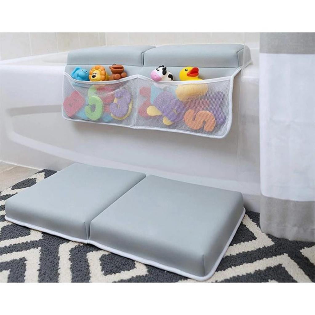 HannLk Bath Mat Kneeler Rest Pad Set Elbow Support Children Baby Bathing Knee Mat
