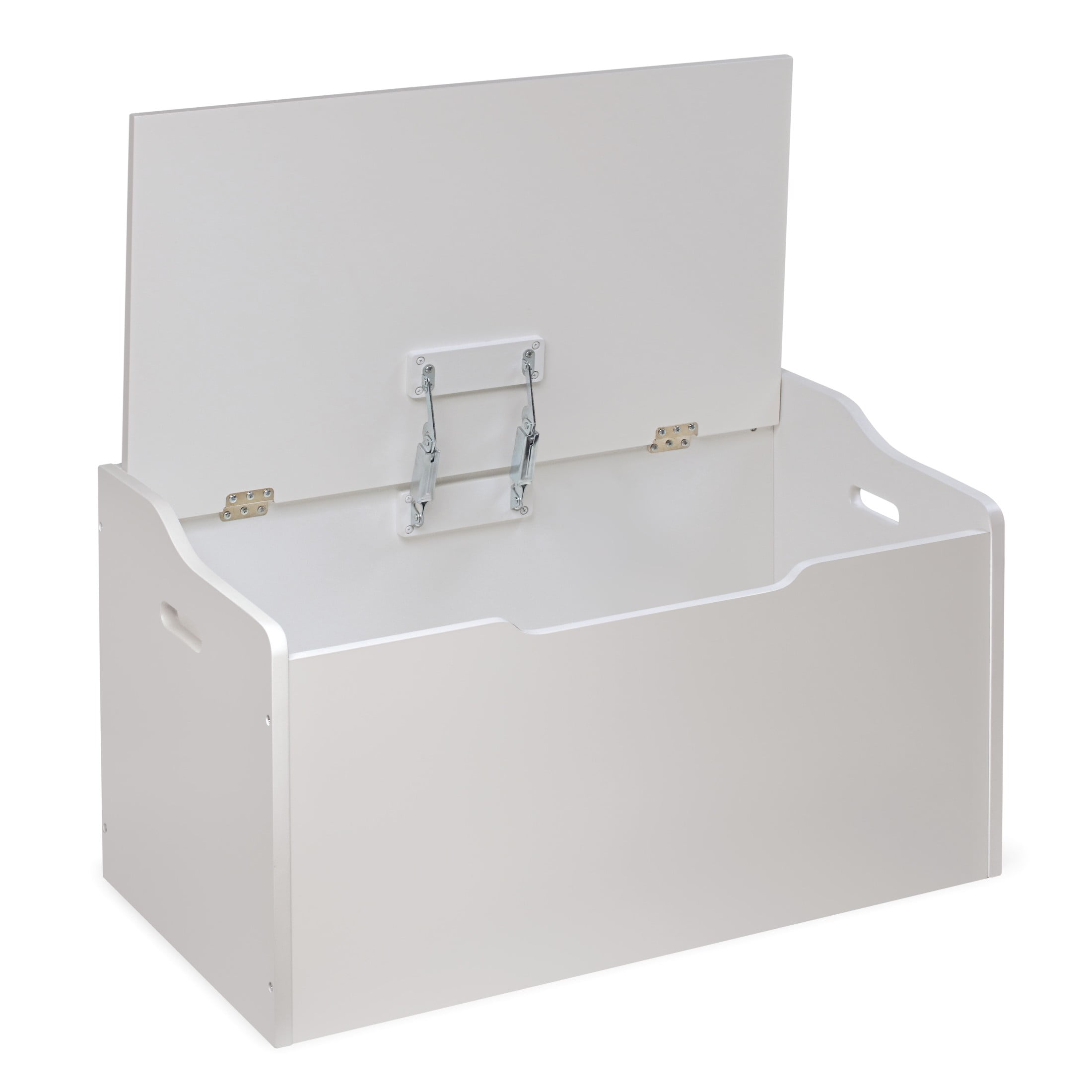 Badger Basket Child's Wooden 25 gal Bench Top Toy Box, White