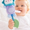 thumbnail image 5 of Plumora Plush Animal Teether Wind Chime Toy - Hanging for Car Seat, Stroller, and Crib, Soft Stuffed Figurine with Rattle, Soothes Gums, Great Baby Car Toy, Non-Toxic., 5 of 6
