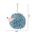 thumbnail image 3 of Vikakiooze Bathroom Chenille Hanging Hand Towel Balls- Super Absorbent Microfiber Soft Towel Drying Hand Balls With Hanging Loop For Home Bathroom Kitchen, 3 of 7