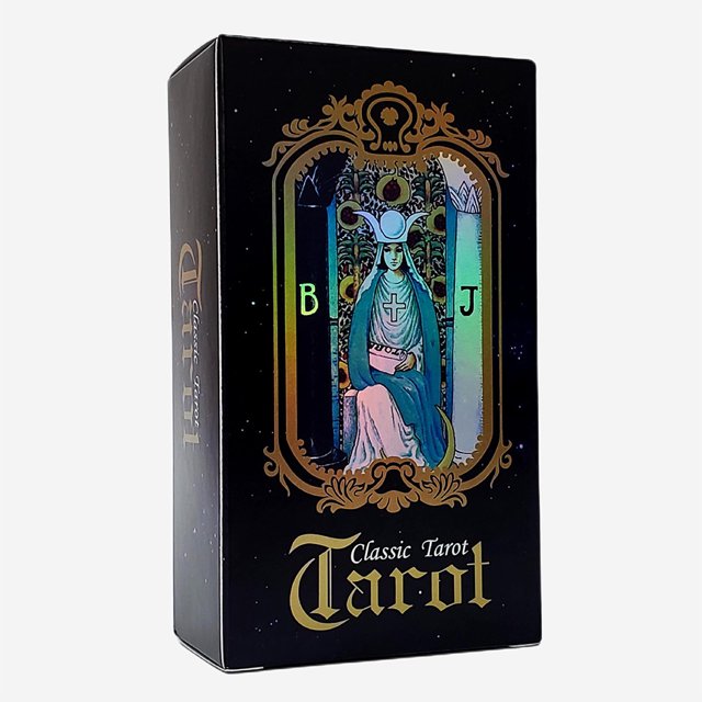 78 cartas de Tarot A.E Waite, embalaje exquisito holográfico para el crecimiento espiritual