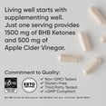 thumbnail image 4 of Sports Research® Keto Plus ACV Capsules - Diet Support with 500mg of Apple Cider Vinegar & 1500mg goBHB® Exogenous Ketones - Gluten Free & Keto Certified - 120 Veggie Capsules, 4 of 5
