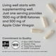 thumbnail image 4 of Sports Research® Keto Plus ACV Capsules - Diet Support with 500mg of Apple Cider Vinegar & 1500mg goBHB® Exogenous Ketones - Gluten Free & Keto Certified - 120 Veggie Capsules, 4 of 5