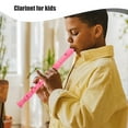 thumbnail image 3 of UPOUART 1Set Pink Plastic Clarinet 8 Hole Beginner Professional Practice Wind Instrument, 3 of 8
