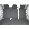 thumbnail image 2 of CalTrend Rear 60/40 Split Back & Solid Cushion DuraPlus Seat Covers for 1998-2002 Honda Accord - HD399-08DA Light Grey Insert and Trim, 2 of 3