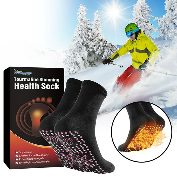 Self-Heating Socks, Acupressure Socks, Winter Heating Socks, Heated Socks,  Winter Warm Foot Socks for Men and Women, Outdoor, Skiing, Hiking, Camping