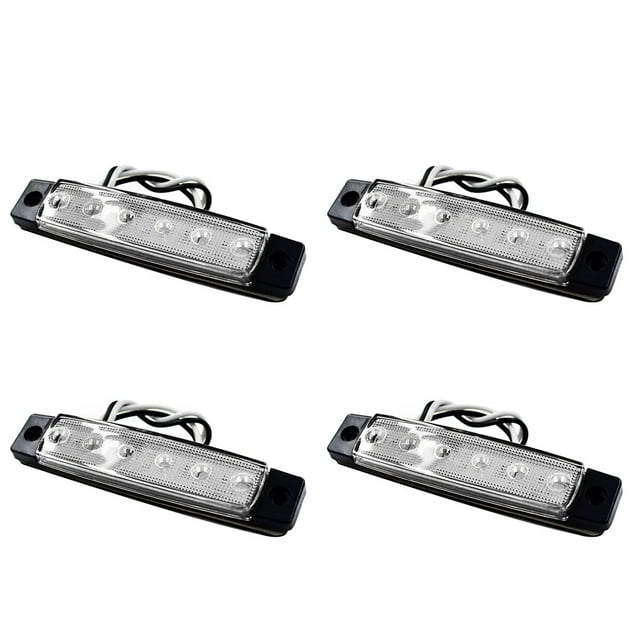 Luz de marcador lateral LED Kenally blanca de instalación Fácil para automóvil