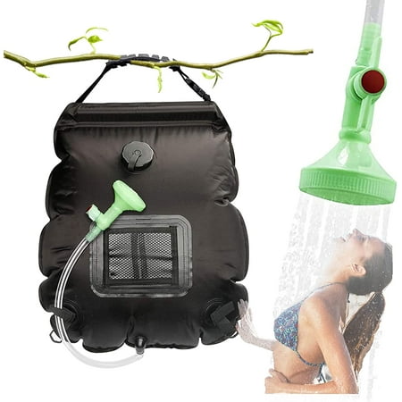 Solar Shower Bag Camping, Solar Portable Shower Bag, 20L Outdoor ...