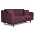 thumbnail image 3 of Sofá Cama De Velvet Morado Beehive Memory Foam Modelo Annika, 3 of 8