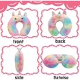 thumbnail image 4 of Kids Travel Pillow, Memory Foam Travel Neck Pillow, U-Shaped Airplane Pillow, Travel Neck Pillow, Girls Unicorn Travel Pillow Removable for Airplane, Car, Office, Home, 4 of 5